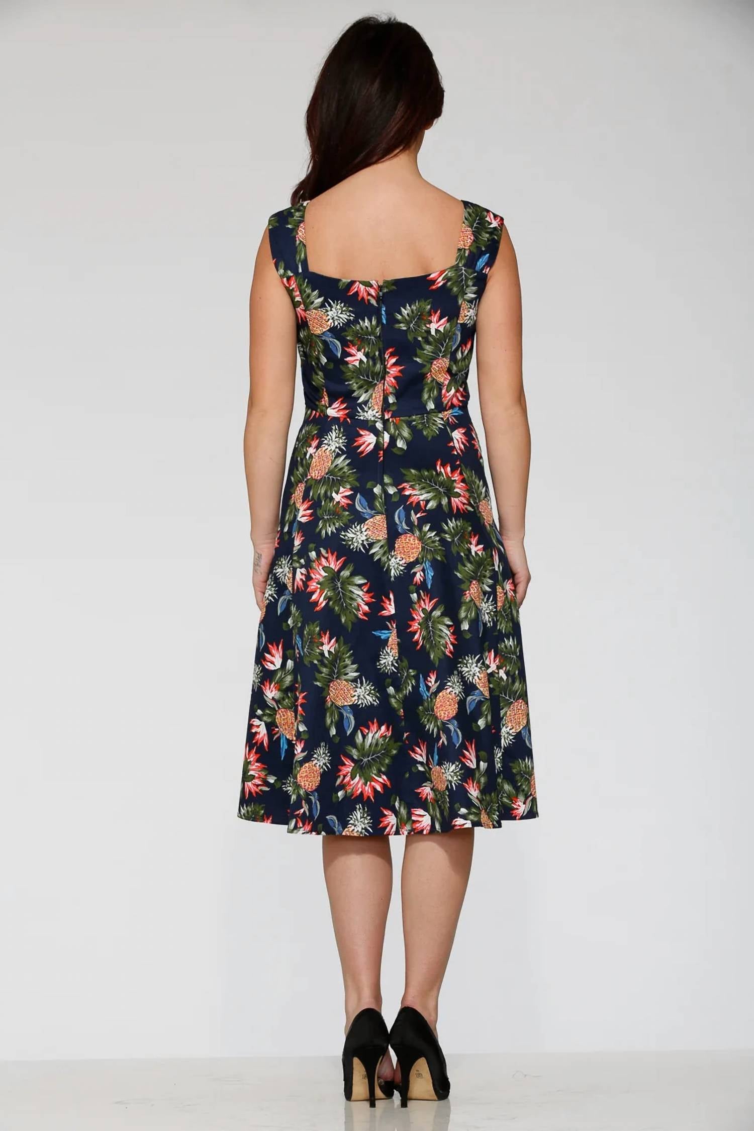 Orchid Bloom - Hawaiian Swing Dress