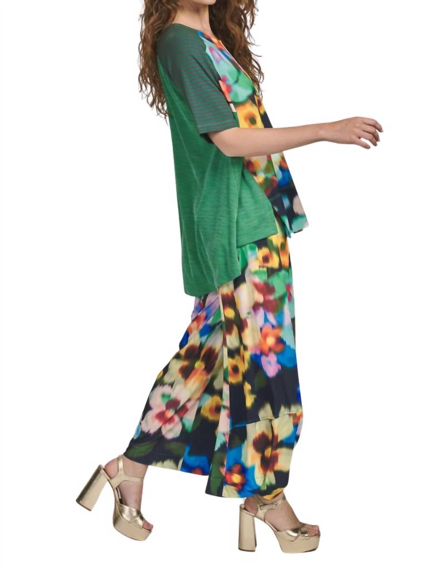 Alembika - Forget-me-not Trapeze Top