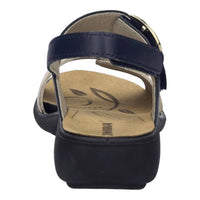 Romika USA Women's Ibiza 12 Leather Sandals in white dark blue - women's sandal - view 5