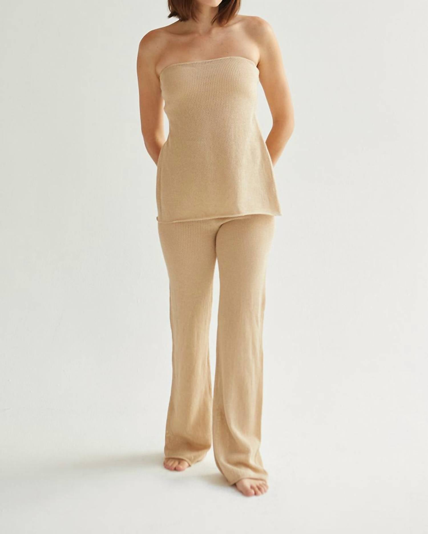 Crescent - Brookie Crochet Knit Top