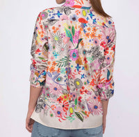 Vilagallo - Irina Love print Blouse