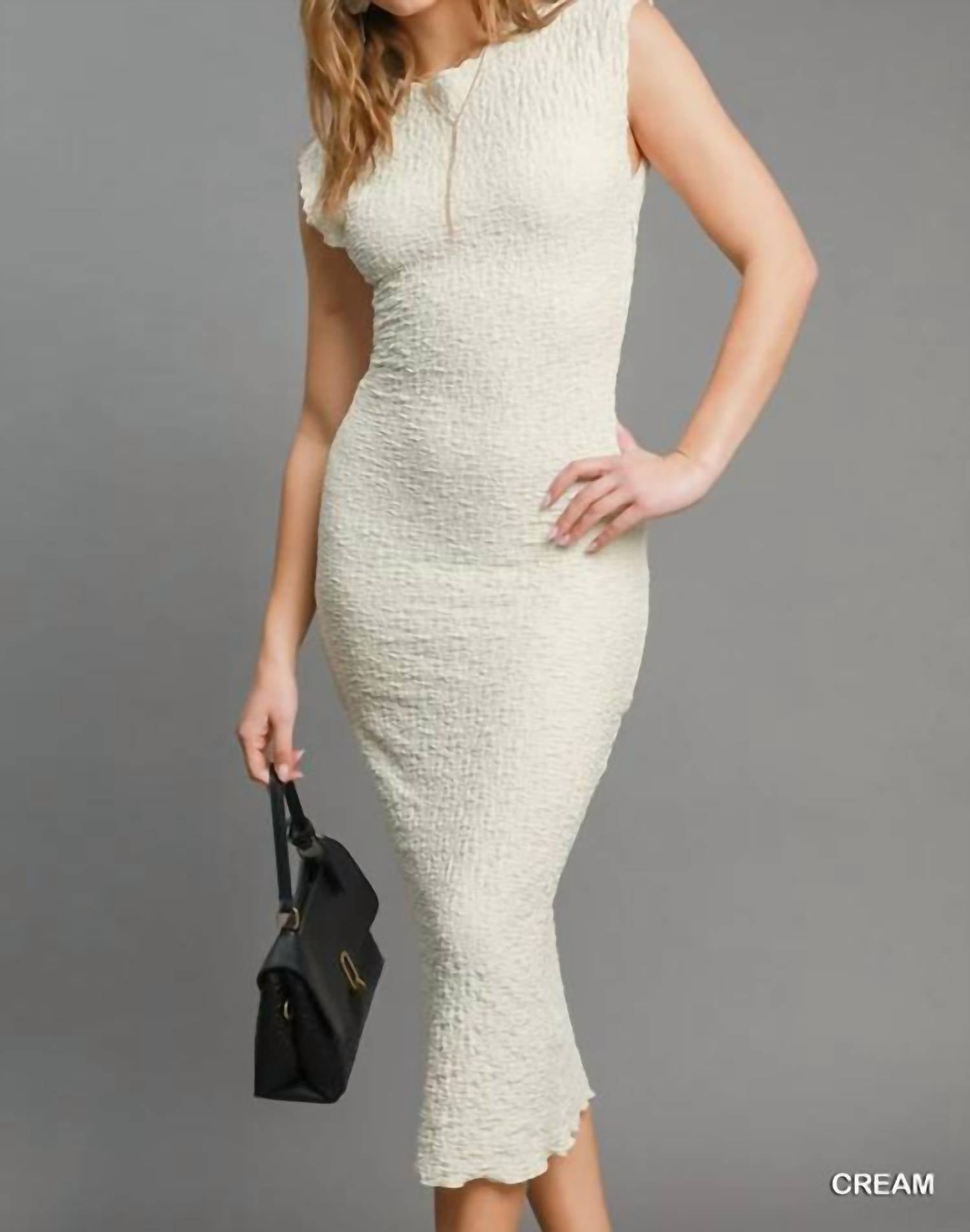 Umgee - Knit Sleeveless Midi Dress
