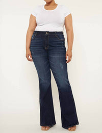 Kancan - High Rise Curvy Bootcut Jeans