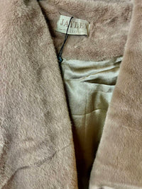 Jayley - JAYLEY Caramel Faux Fur Oversized Coat