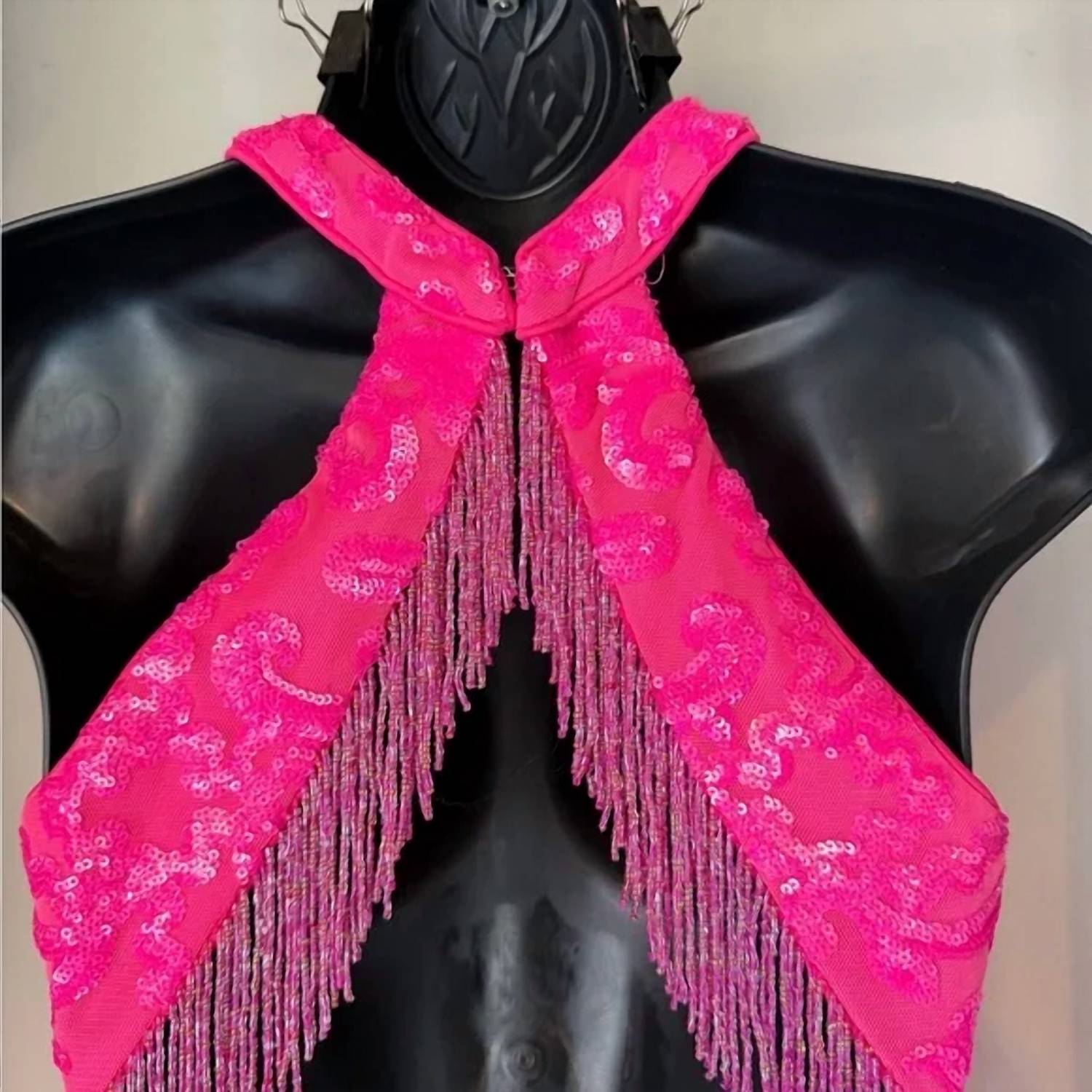 Ava Presley - Halter Sequin Homecoming Dress