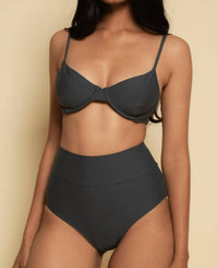 Montce - Full Coverage High Rise Bikini Bottom