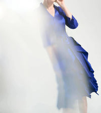 Joseph Ribkoff - Belted Ruffle Skirt Dress