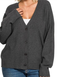 Zenana - Viscose Sweater Cardigan