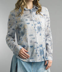 Tempo Paris - Lost At Sea Blouse