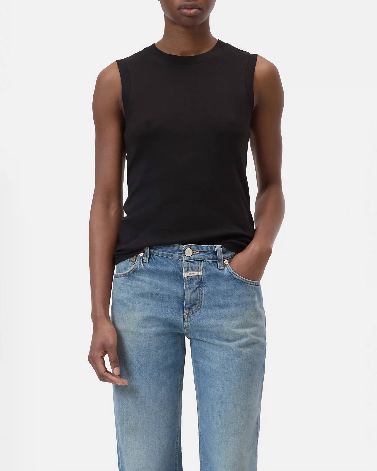 Closed - Crewneck Cotton Tank Top