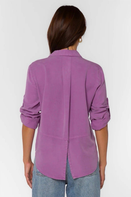 Velvet Heart - Riley Split Back Button Top