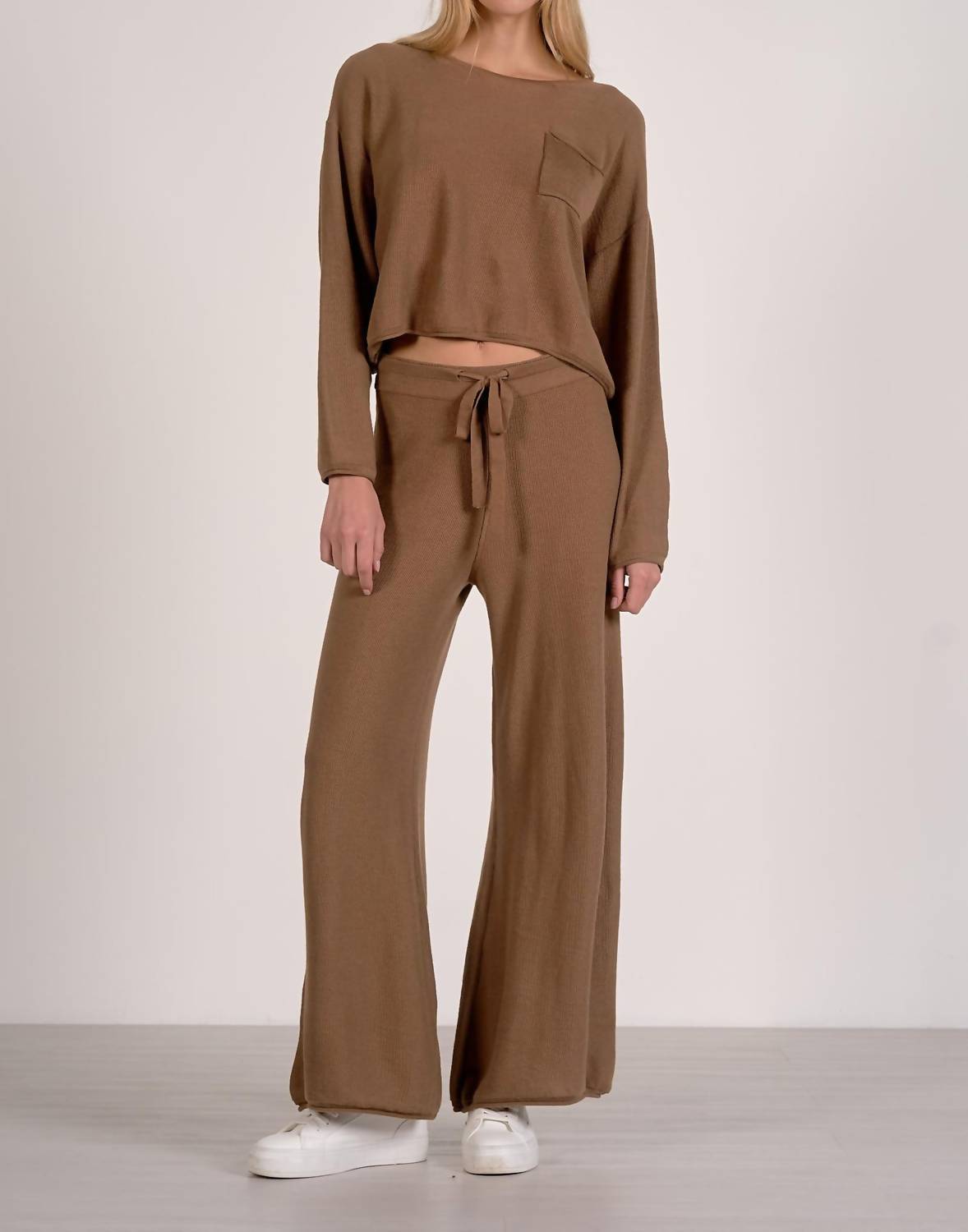 Elan - Drawstring Wide Leg Pants