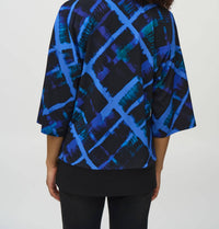 Joseph Ribkoff - Abstract Print Boxy Top