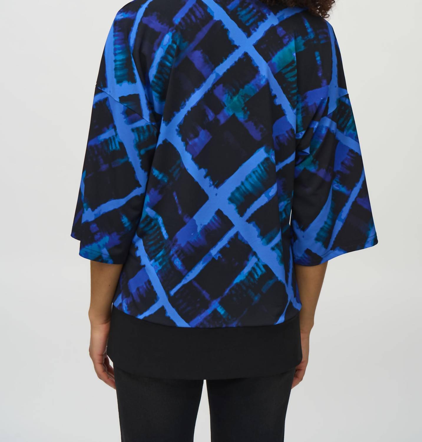 Joseph Ribkoff - Abstract Print Boxy Top