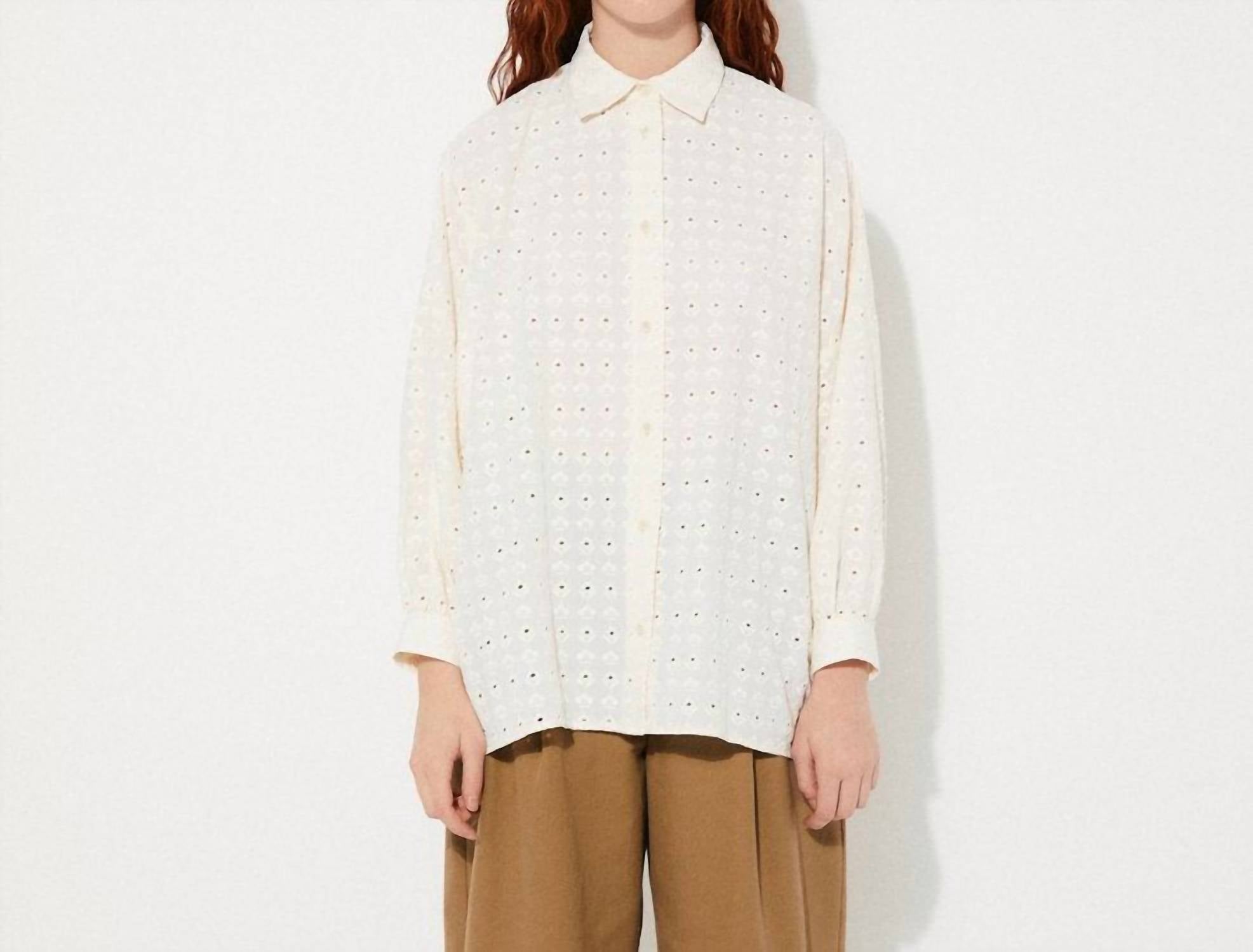 Rita Row - Seed Eyelet Top