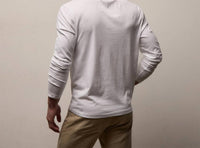 James Perse - Long Sleeve Brushed Jersey Crew Tee