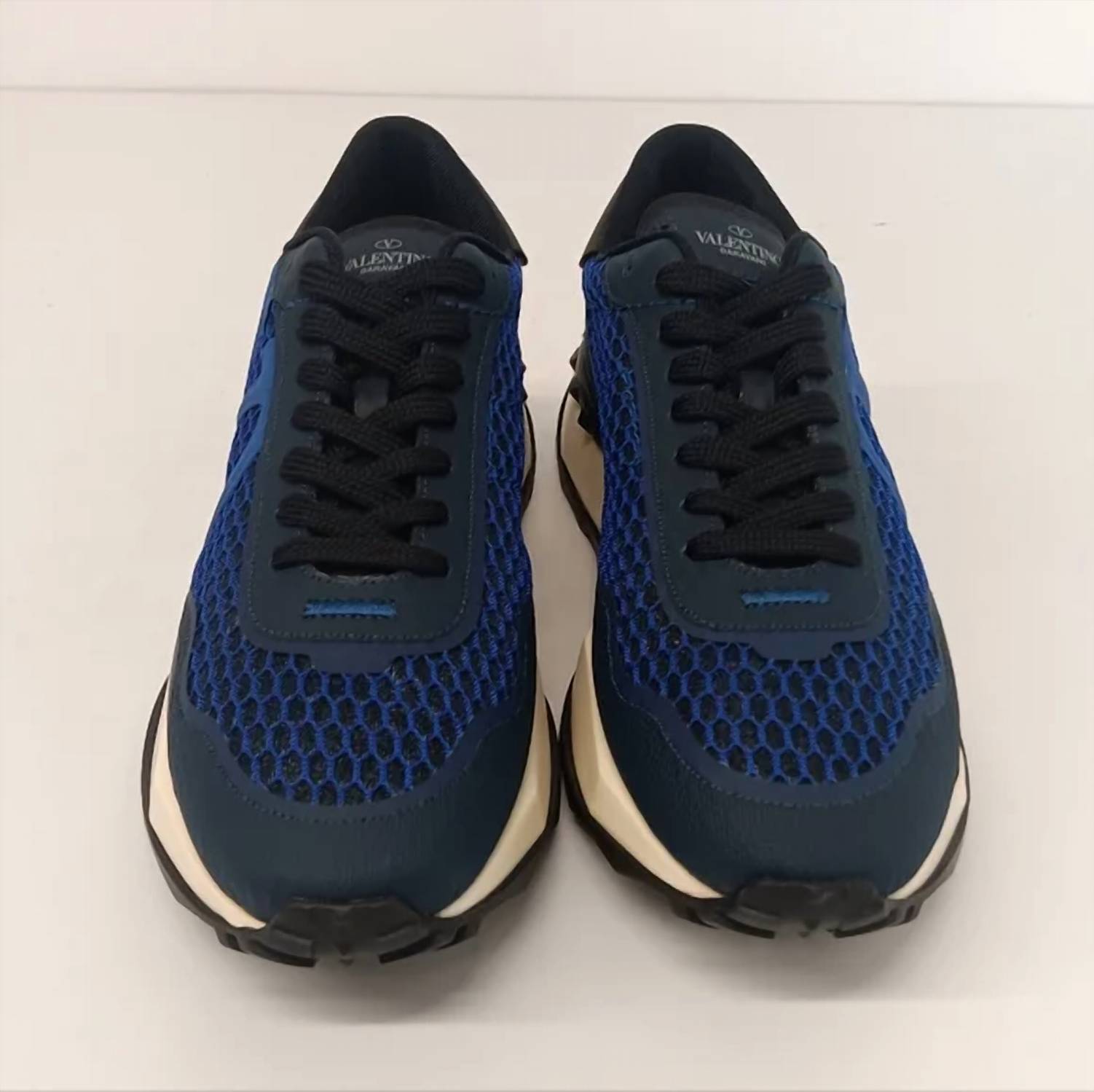 Valentino Garavani Men's V Logo Chunky Low Top Sneakers in blue - men's sneaker - alternate view