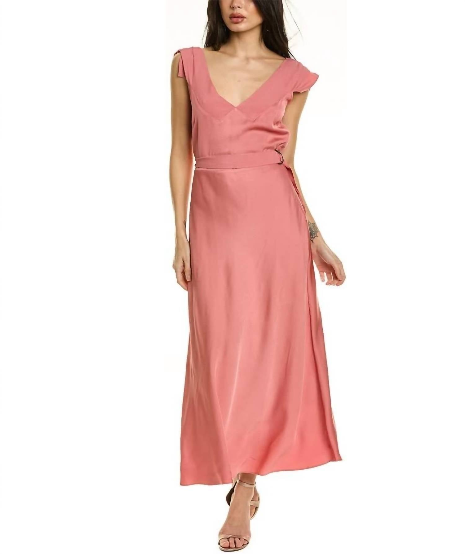 Ted Baker - V neck Bias Cut Midi Dress