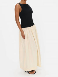 Show Me Your Mumu Luisa Maxi Dress in black cream - women's dress - alternate view