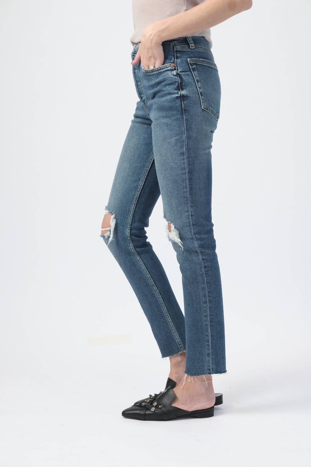 Re/Done - Comfort Stretch High Rise Jean