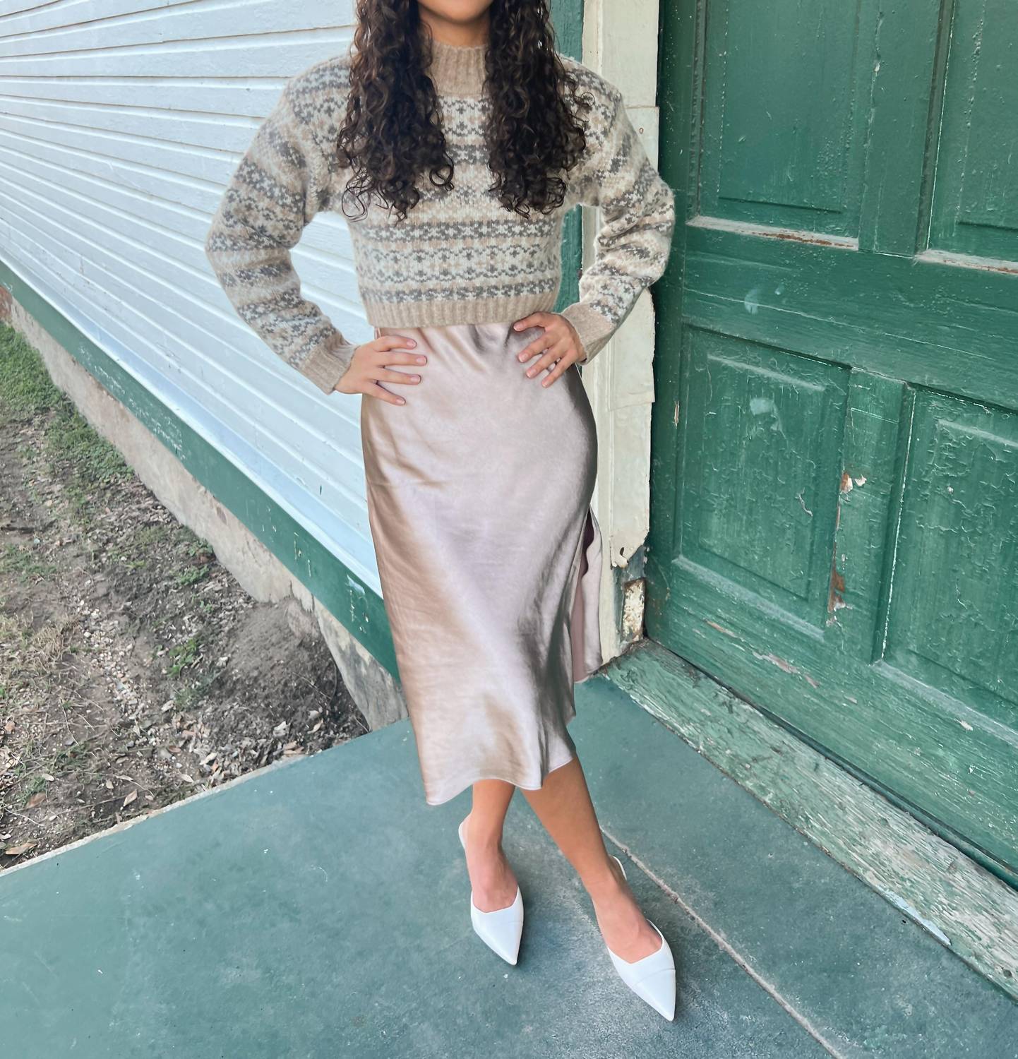 Design History - Lou Sweater Dress Set