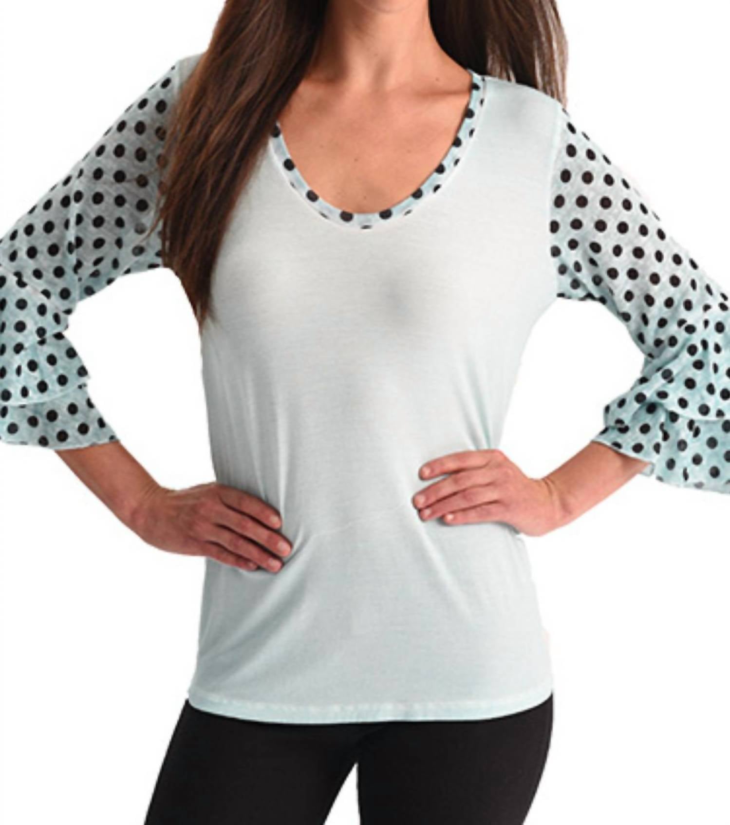 Polkadot Sleeve Top
