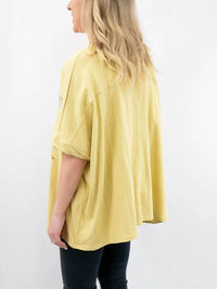 Fantastic Fawn - Terry Cloth Wide Fit Star Embellished Tee