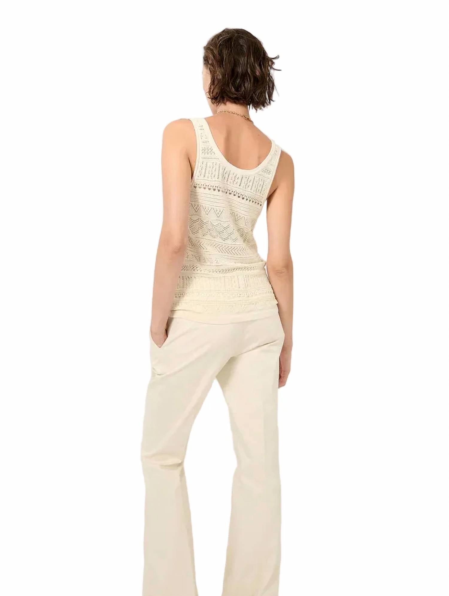 Barbara Bui - Open knit tank top