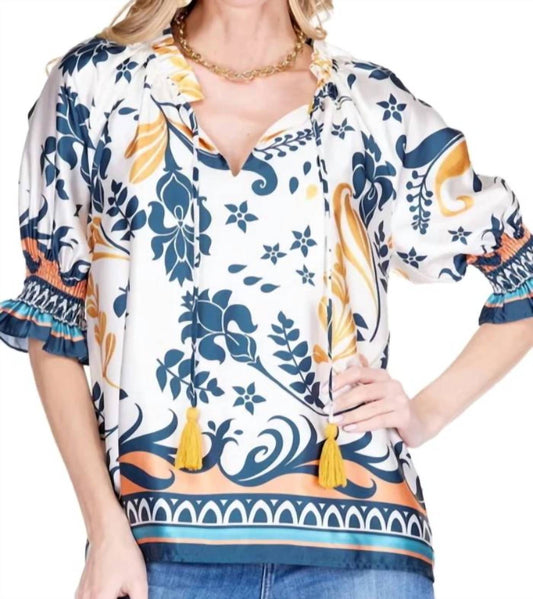 Joy Joy - Peasant Top