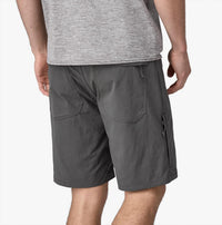 Patagonia Quandary Hiking Shorts - 8" in forge grey - men's shorts - detail view