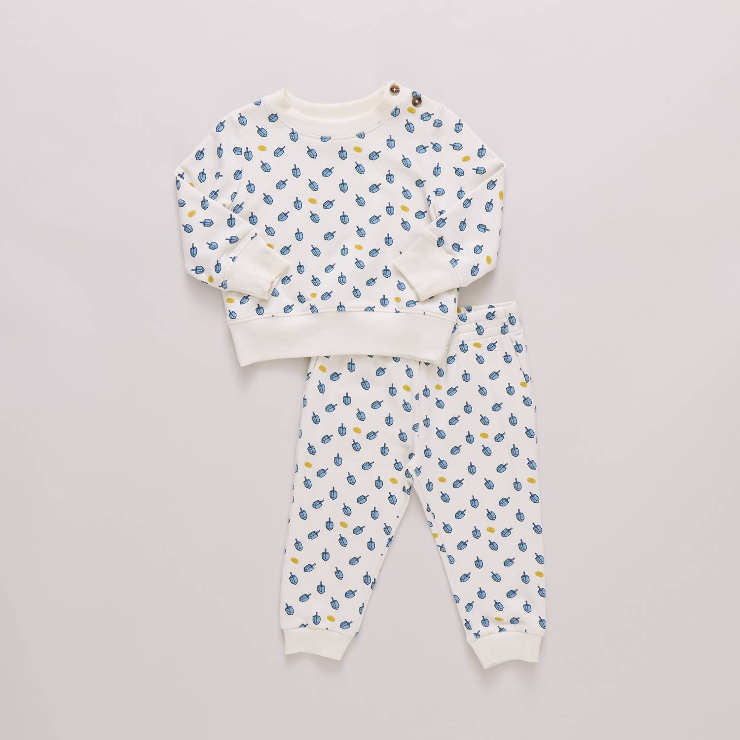 Coop Kids By Pink Chicken - Kid's Tossed Dreidels Jogger Set