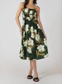 Dex Clothing - Palm Blossom Midi Dress