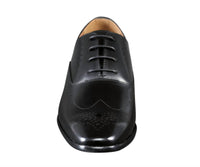 Amali Men's Rory Oxford Shoes in black - men's shoe - detail view