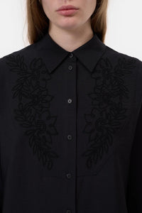 Closed - Flower Embroidered Shirt
