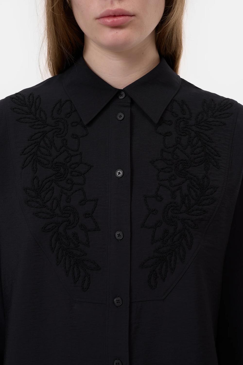 Closed - Flower Embroidered Shirt