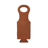 Creative Gifts International - Leatherette Wine Holder - 14.5"