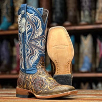 Tanner Mark - Men's Sin Wagon Tooled Leather Boots