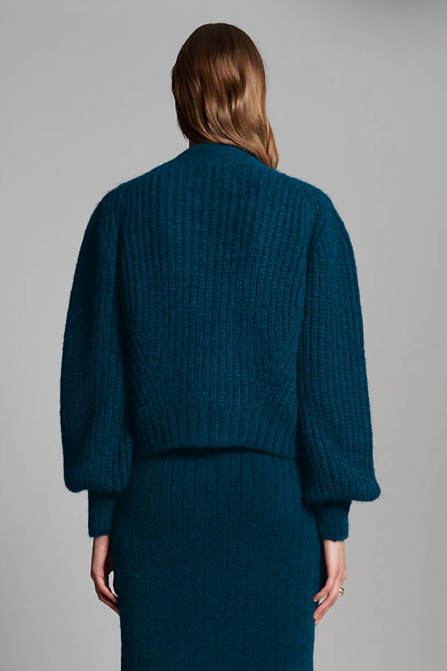 Eleven Six - Sara Blouson Sleeves Cardigan