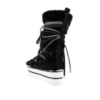 Hogan - Women's Faux Fur Snow Boots