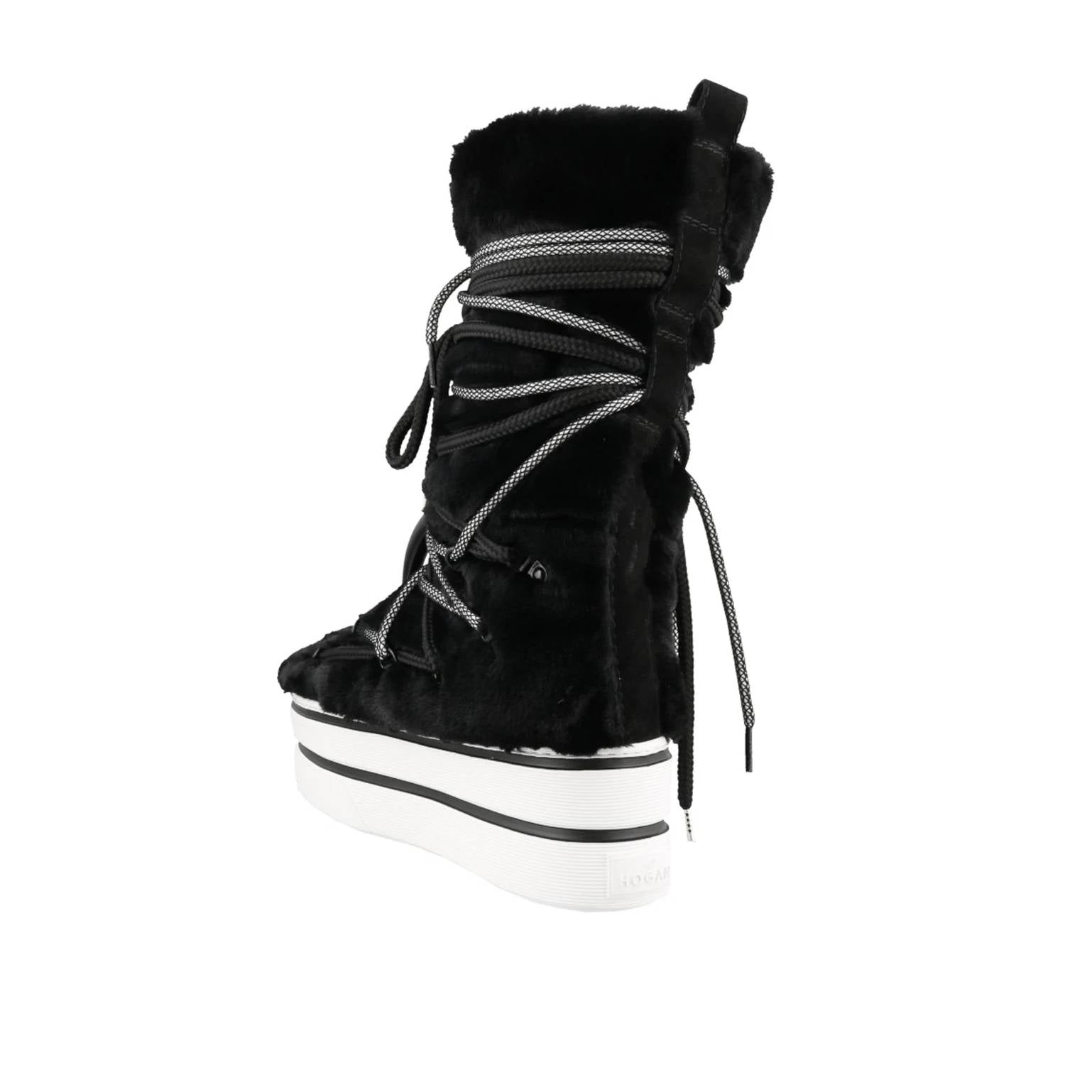 Hogan - Women's Faux Fur Snow Boots