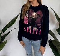 Daydreamer - Shania Twain Leopard Guitar Vintage Sweatshirt