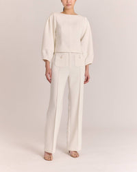 Cartolina Nantucket - Beverely Straight Leg Trousers