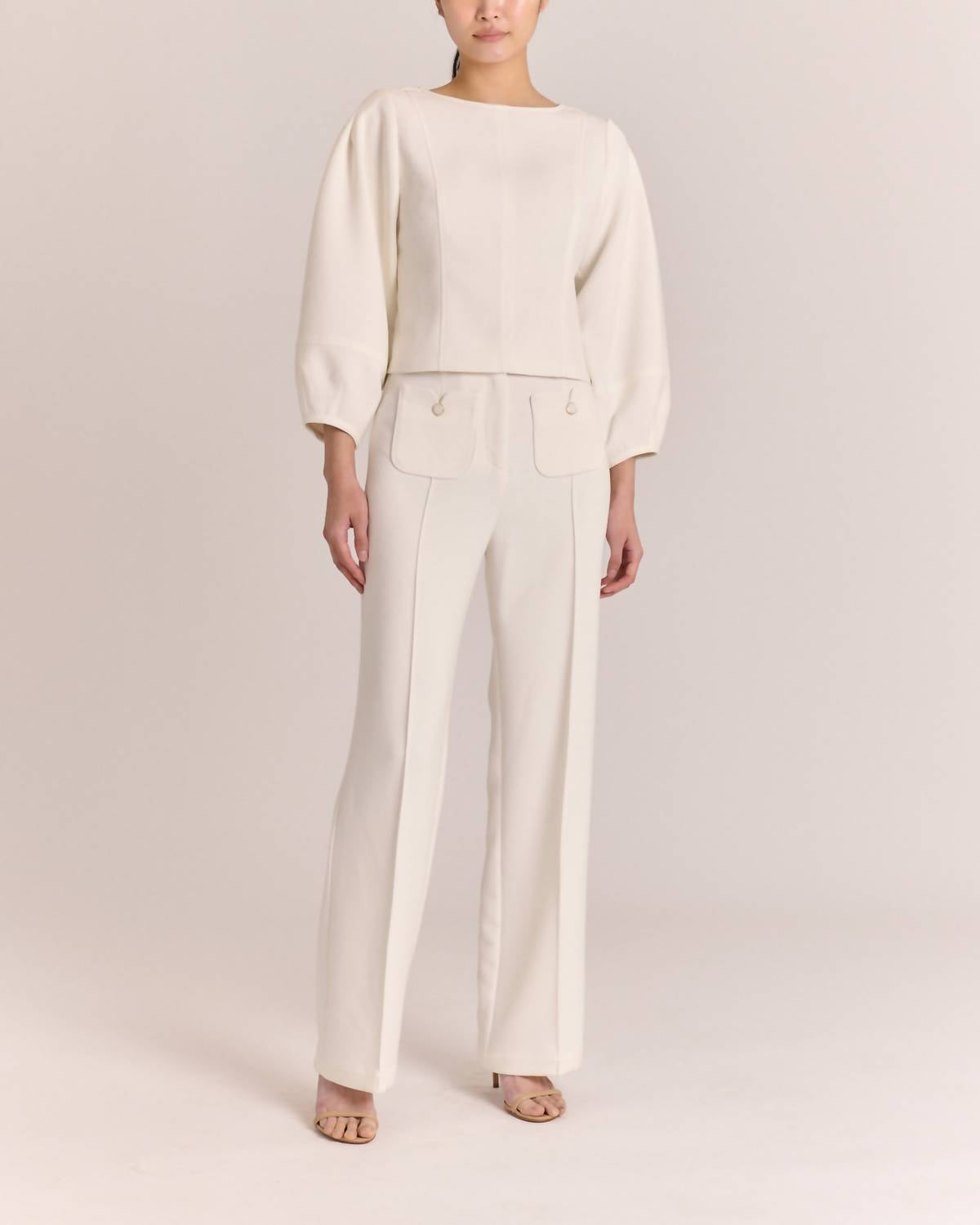 Cartolina Nantucket - Beverely Straight Leg Trousers