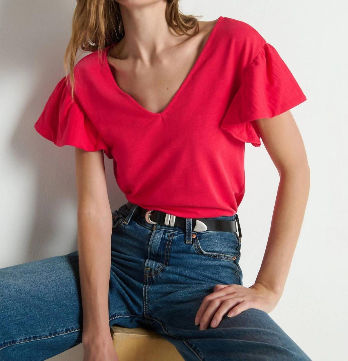 Nation Ltd - Emmy Flutter Top
