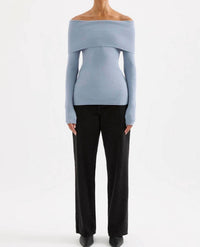 Nude Lucy - Krishna Off Shoulder Knit Top