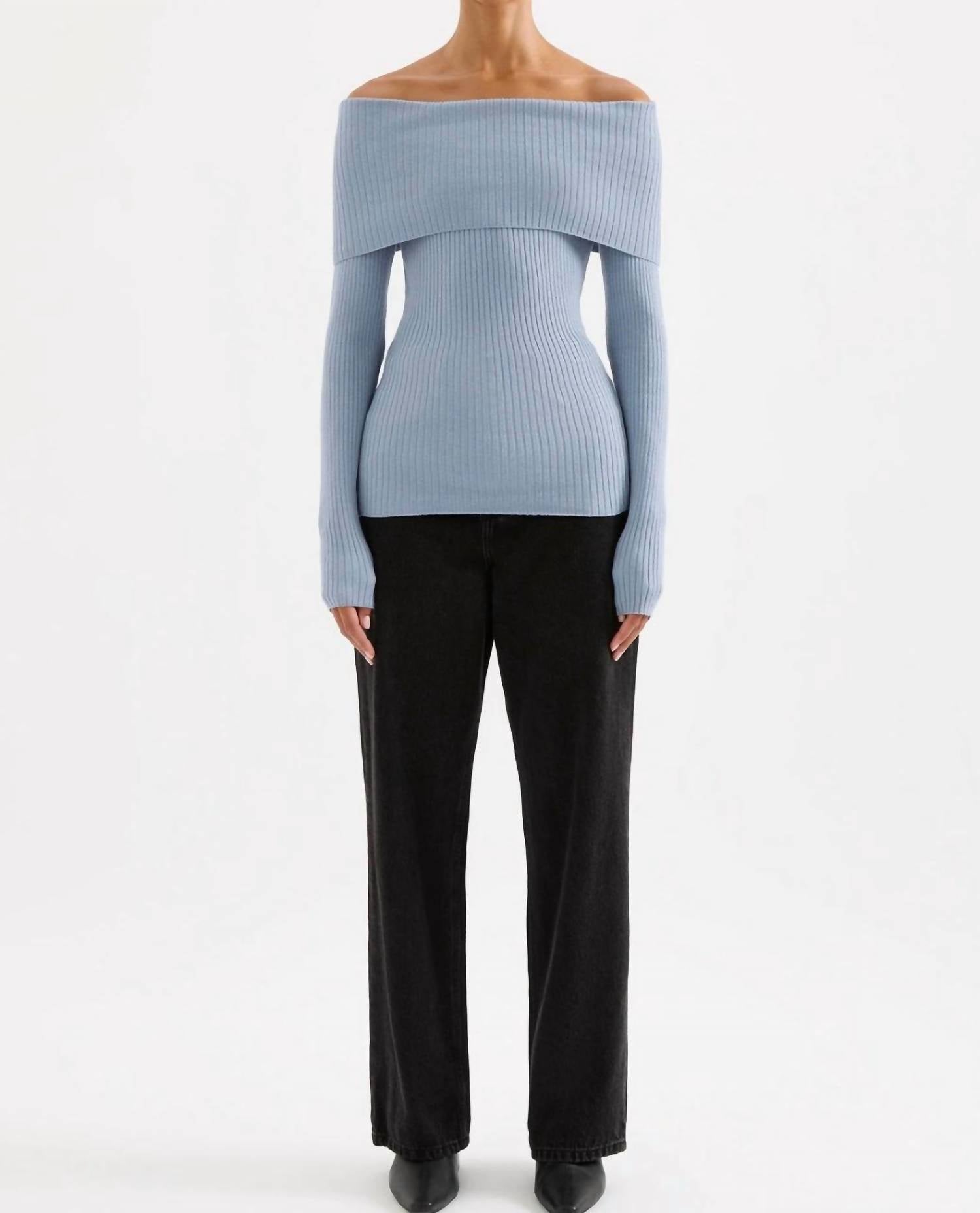 Nude Lucy - Krishna Off Shoulder Knit Top