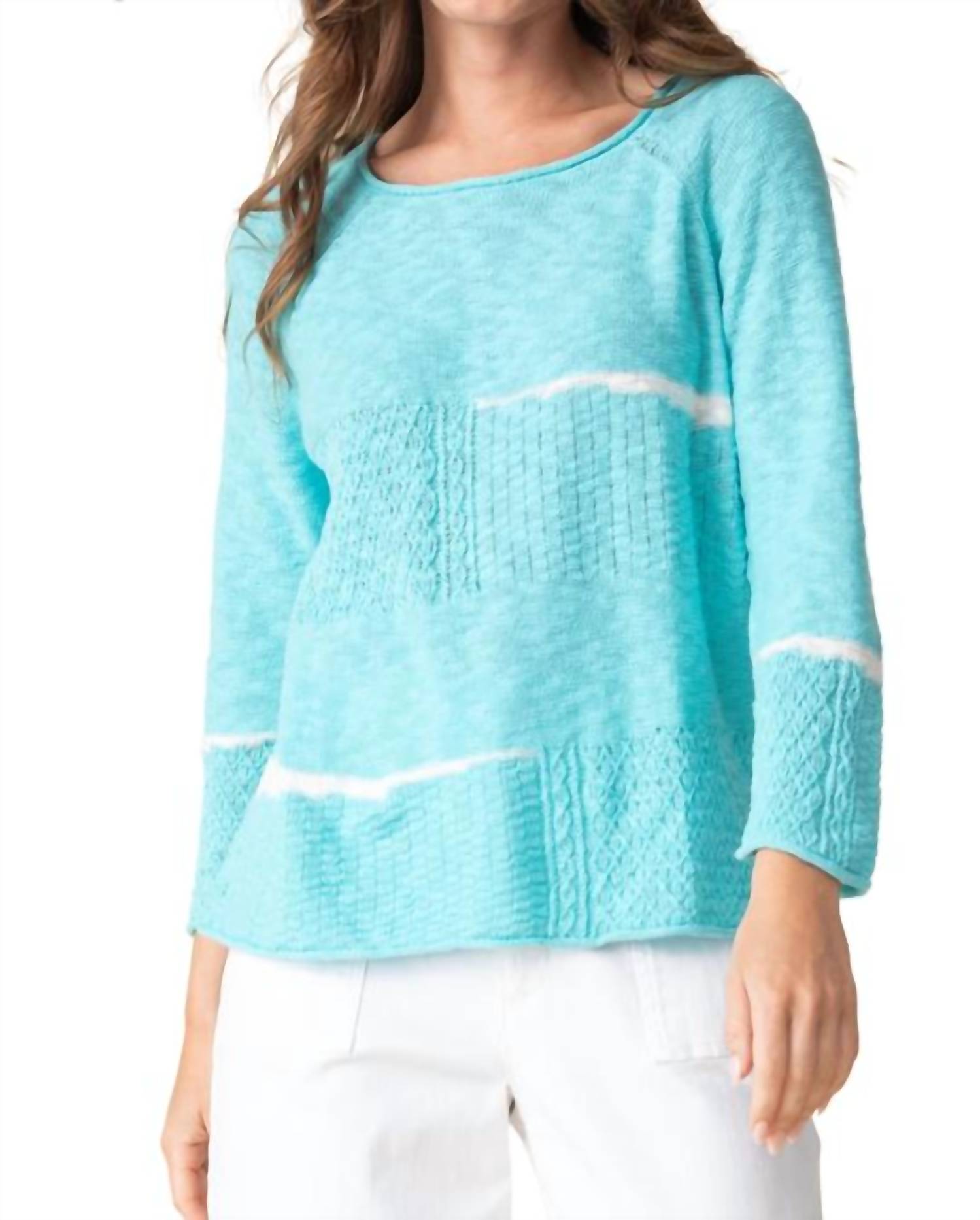 Habitat - Spring Speckle Boatneck Pullover