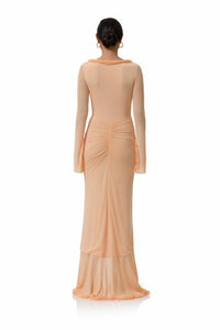 Afrm - Cat Micro Ruffle Maxi Dress