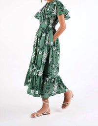 BEYOND by Vera Leni Dress in lavender moss - women's dress - alternate view