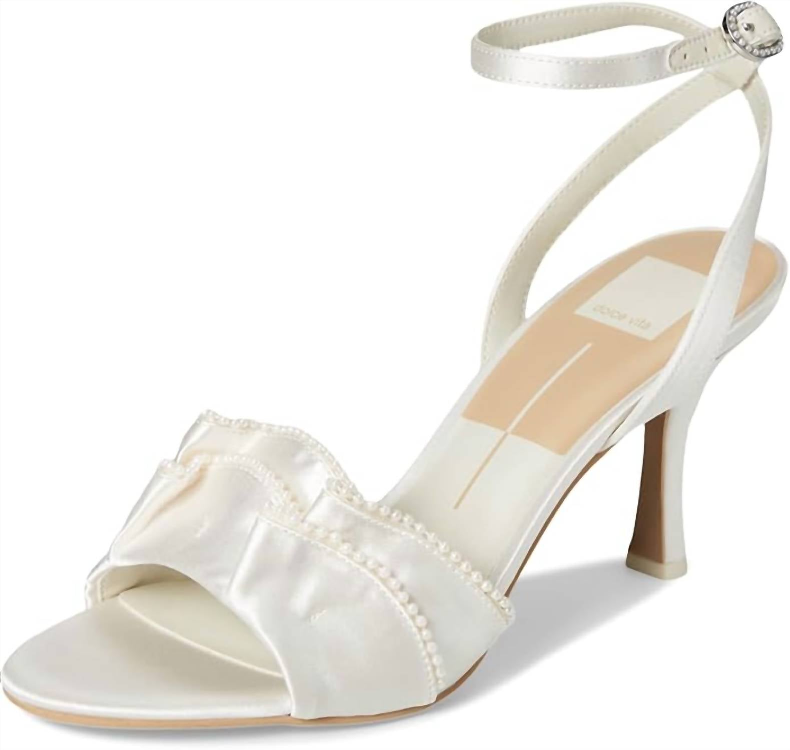 Dolce Vita - Women's Lunete Pearl Stiletto Sandals